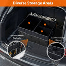 13 Gallon Car Trunk Organizer with Removable Divider and 6 Pockets-Black by LJGDeals