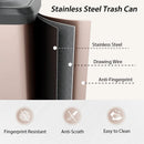 13.2 Gallon Step Trash Can with Soft Close Lid and Deodorizer Compartment by LJGDeals