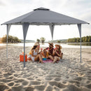 13 X 13 FT Pop up Gazebo with Portable Carrying Bag 8 Stakes and 4 Wind Ropes by LJGDeals