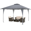 13 X 13 FT Pop up Gazebo with Portable Carrying Bag 8 Stakes and 4 Wind Ropes by LJGDeals