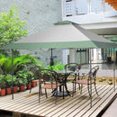 13 x 13 Feet Pop-Up Patio Canopy Tent with Shelter and Wheeled Bag-Gray by LJGDeals