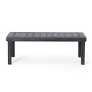 Acacia Wood Loveseat And Coffee Table Set With Cushions by HouseOfZazla