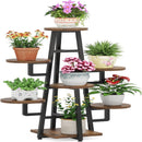 7 Tier Corner Plant Shelf With High Low Design For Living Room by HouseOfZazla