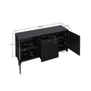 Sheridan - Modern Cane Design Sideboard by HouseOfZazla