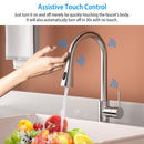 Automatic Touch Sensor Faucet Single Handle Pull Out Sink Faucet with Hot Cold Water Control