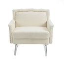 Accent Chair, Living Room Chair / leisure single sofa with acrylic feet