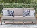 Cove Beach - Sofa With Cushion - Gray by Unique Piece Furniture