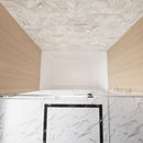 Frameless Single Sliding Shower Door & Handle And Square Tube Track by HouseOfZazla