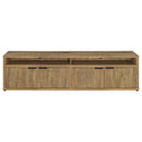 Sentnor 79-inch 4-door Engineered Wood TV Stand Media Console Mango