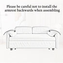 54 "yellow sofa Sofa bed dual purpose living room retractable bed velvet