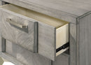 2 Drawer Night Bookmatched Veneers - Gray by HouseOfZazla