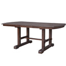 6 Piece Extendable Dining Table Set, Wood Table With Removable Leaf, 4 Upholstered Chairs And Bench - Cherry by HouseOfZazla