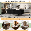 Modern Rectangle Coffee Table With Four Drawers