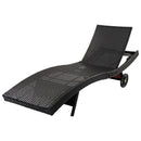 K&K 80'' Patio Wicker Chaise Lounge Chairs Set of 2 by HouseOfZazla