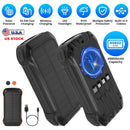 Portable Solar Charger 49800mAh Power Bank External Battery Pack 22.5W PD Fast Charging Built in 4 CablesÊ15W Wireless Charging LED Flashlight for Cam