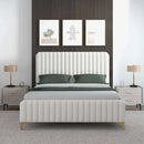 Valery - Upholstered Platform Bed by HouseOfZazla