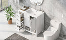 36" Bathroom Vanity with Sink Top and Storage Cabinet by HouseOfZazla