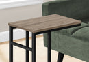 Accent Table, C-Shaped, Contemporary & Modern, Versatile Use by HouseOfZazla