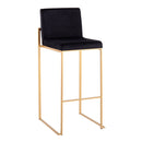 Fuji - Contemporary Design High Back Barstool by HouseOfZazla