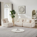 123.2-Inch Modern Luxury Curved Corner Sectional Sofa
