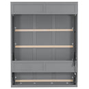 Murphy Bed With Desk, LED Lights & USB Charging Station by HouseOfZazla