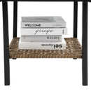 3pcs Rocking Rattan Chair Set in Grey by HouseOfZazla