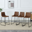 Retro Bar Chairs, Comfortable Stools (Set of 2)