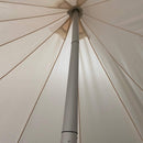 [13X19FT] Extra-Large Heavy-Duty Outdoor Four Seasons Glamping Canvas Bell Yurt Tent (SAK45688)