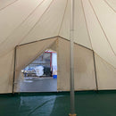 [13X19FT] Extra Large Heavy-Duty Outdoor Four Seasons Glamping Canvas Bell Yurt Tent (SAK45688)