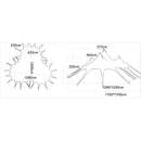 Alora Extra Large Portable Waterproof Multifunctional Outdoor Rain Tarp Canopy (SAK79811)