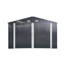 [13x20FT] Alora Large Heavy-Duty Outdoor Metal Storage Shed With Double Doors (SAK65331)