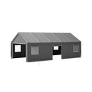 [13X26FT] Alora Heavy-Duty Carport Canopy With Roll-Up Doors And Windows (SAK14975) by SAKSBY WHOLESALE