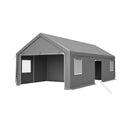 [13X26FT] Alora Heavy-Duty Carport Canopy With Roll-Up Doors And Windows (SAK14975) by SAKSBY WHOLESALE
