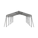 [13X26FT] Alora Heavy-Duty Weather-Resistant Outdoor Carport With Protective Film (SAK82451)
