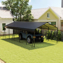 [13X26FT] Alora Heavy-Duty Weather-Resistant Outdoor Carport With Protective Film (SAK82451)