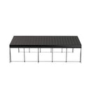 [13X26FT] Alora Heavy-Duty Weather-Resistant Outdoor Carport With Protective Film (SAK82451)