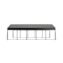 [13X26FT] Alora Heavy-Duty Weather-Resistant Outdoor Carport With Protective Film (SAK82451)