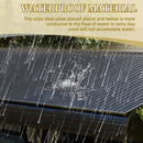 [13X26FT] Alora Heavy-Duty Weather-Resistant Outdoor Carport With Protective Film (SAK82451)