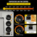 14-Inch Electric Single Deck Countertop Commercial Pizza Oven (SAK92582)