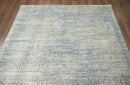 6x9 Gray, Beige Hand Knotted Hand Made 100% Wool Modern & Contemporary Oriental Area Rug