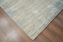 6x9 Gray, Beige Hand Knotted Hand Made 100% Wool Modern & Contemporary Oriental Area Rug