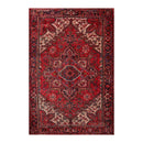 8'2" x 11'8" Hand Knotted 100% Wool Herizz Traditional Oriental Area Rug Red