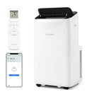 14000 BTU Inverter Portable Air Conditioner 3 in 1 Wifi Enabled AC Unit-White by LJGDeals
