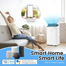14000 BTU Inverter Portable Air Conditioner 3 in 1 Wifi Enabled AC Unit-White by LJGDeals