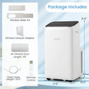 14000 BTU Inverter Portable Air Conditioner 3 in 1 Wifi Enabled AC Unit-White by LJGDeals