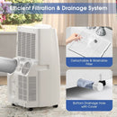 14000 BTU(Ashrae) Portable Air Conditioner with Remote Control by LJGDeals