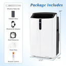 14000 BTU Smart Portable AC with APP Voice Control 47 dB for Rooms 750 Sq.Ft by LJGDeals