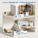 14000 BTU Smart Portable AC with APP Voice Control 47 dB for Rooms 750 Sq.Ft