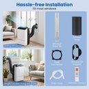 14000 BTU Portable Air Conditioner with WiFi & Dehumidifier by LJGDeals