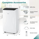 12000 BTU Portable Air Conditioner with Heat and Smart WiFi by LJGDeals